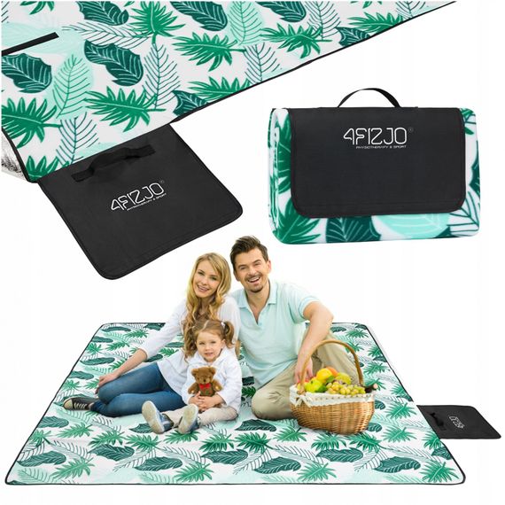 Килимок для пікніка та кемпінгу 4FIZJO 200 x 200 см складаний 4FJ0623 (P-5905973400930) | Зображення 1