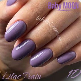 Гель-лак BABY MOON Lilac Train №10 фіолетовий кварц, 6 мл