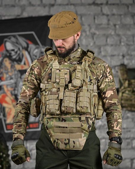 Качественная плитоноска Attack STATIX мультикам ДЛ6477