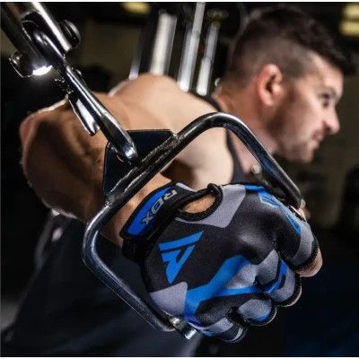 Перчатки для фитнеса RDX F6 Sumblimation Blue L (WGS-F6U-L) | Зображення 10
