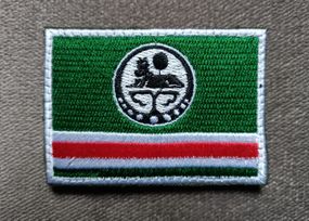 Шеврон флажок Ичкерии 5х7см