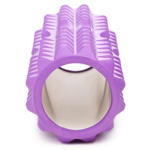 Масажний ролик Cornix EVA 33 x 14 см (валик, ролер) XR-0328 Violet | Зображення 4