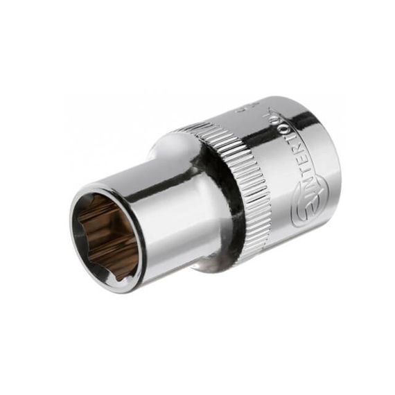 Головка шестигранна 1/2", 11 ммx38 мм Cr-V INTERTOOL ET-00111