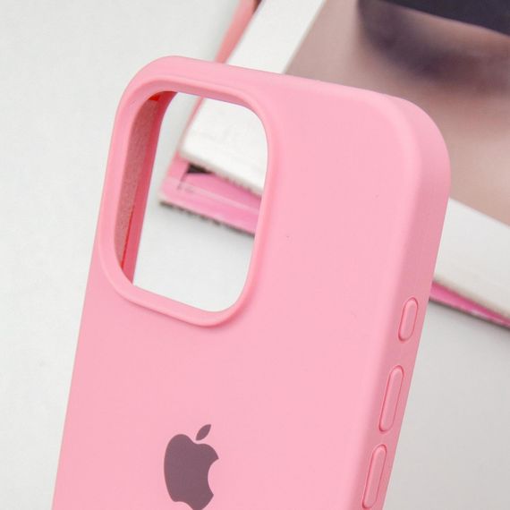 Чехол Silicone Case Full Protective (AA) для Apple iPhone 16 Pro Max (6.9") Розовый / Pink | Зображення 4