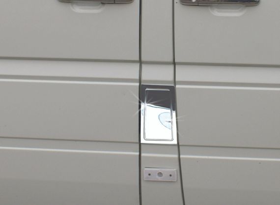 Накладка на лючок баку OmsaLine (нерж) для Volkswagen LT 1998-2024 рр | Зображення 2