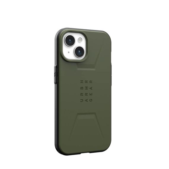 Чохол UAG для Apple iPhone 15 Civilian Magsafe, Olive Drab (114287117272) | Зображення 2