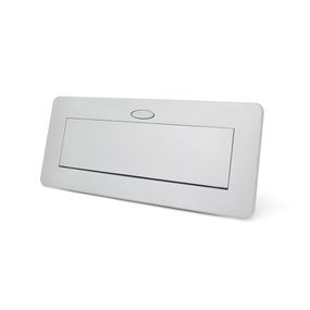 Розетка для підлоги висувна із заземленням J29L, дві розетки + 2 * USB + 2* RJ45, Input: AC 100-250V 16A, Silver