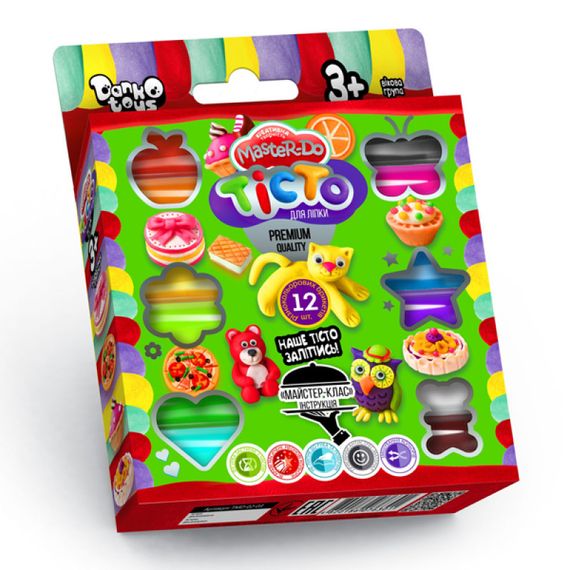Тісто для ліплення Danko Toys Master Do ДТ-TЛ-02-13 12 кольорів