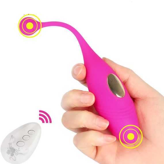 Віброяйце Vibrador Egg з пультом дистанційного керування (червоне, USB) | Зображення 5
