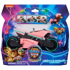 Щенячий Патруль Мегафильм 2023 Мотоцикл и фигурка Либерти Оригинал Paw Patrol Mighty Movie Liberty’s Scooter