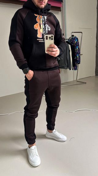 Спортивний костюм утеплений дтф | Зображення 2