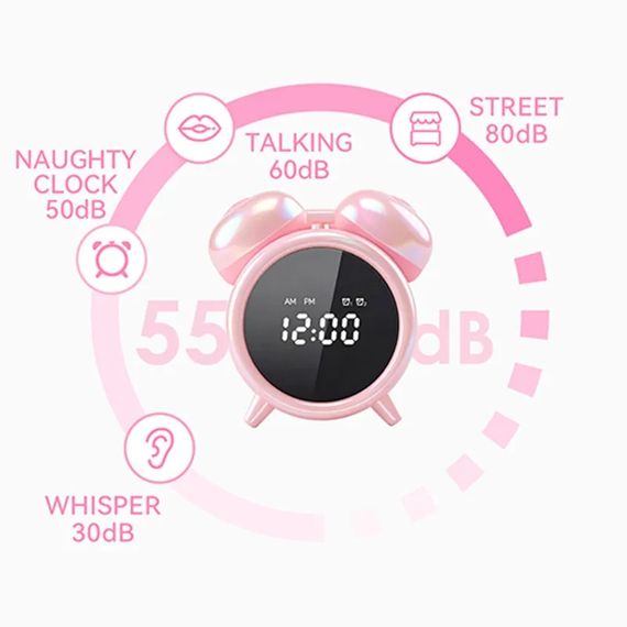 Вибратор-будильник BeYourLover Adult Clock с вакуумом и приложением, розовый Sex Aura | Зображення 4