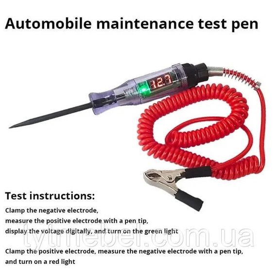 Автотестер автомобільний 6v, 12v, 24v. | Зображення 1