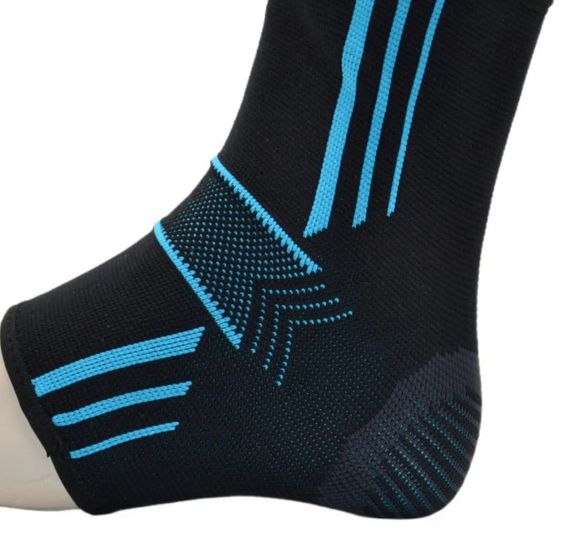 Бандажі на гомілкостоп Power System PS-6022 Ankle Support Evo Black/Blue XL (пара) (PS_6022_XL_Black/Blue) | Зображення 4