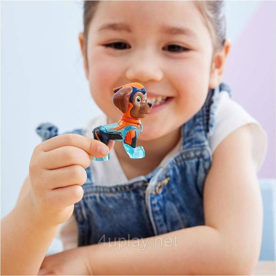 Щенячий Патруль Мегакіно 2023: Катер та фігурка Зуми. Paw Patrol Zuma Mighty Movie Hovercraft. Світло, звук | Зображення 7