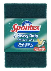 Губки абразивні Spontex Heavy Duty Scourer Pads 3шт
