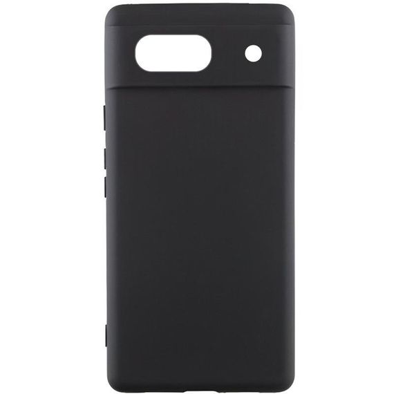 Чехол Silicone Cover Lakshmi Full Camera (AAA) для Google Pixel 7a Черный / Black