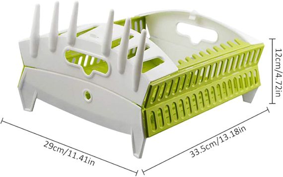Органайзер – сушарка Collapsible Dish Rack ∙ Складна кухонна підставка для сушіння посуду | Зображення 5