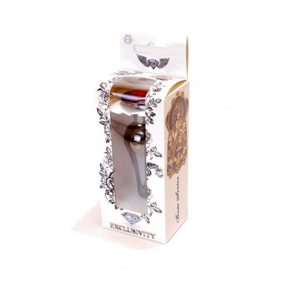 Анальний плаг з червоним каменем конічної форми Jewellery | Зображення 8