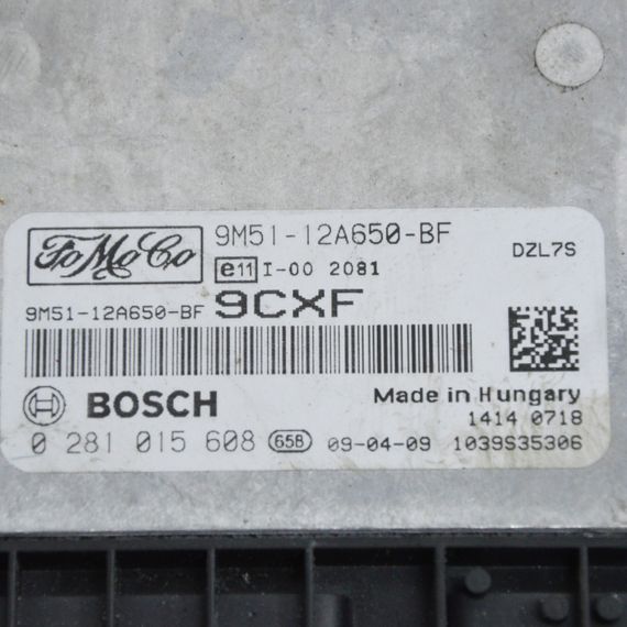 Блок керування двигуном 1.6 TDCI Ford Focus II 2004-2010 Комп'ютер ЕБУ мотора Форд Фокус 2 9M5112A650BF | Зображення 1