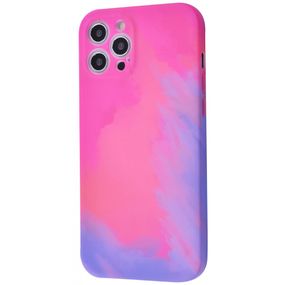 Чохол для Apple Iphone 12 Pro Max рожево-фіолетовий градієнт VK-78