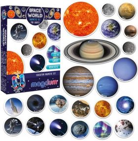 Набор магнитов ML4031-22 EN "Space world" Magdum, 22 магнита, в коробке (4820215152945)