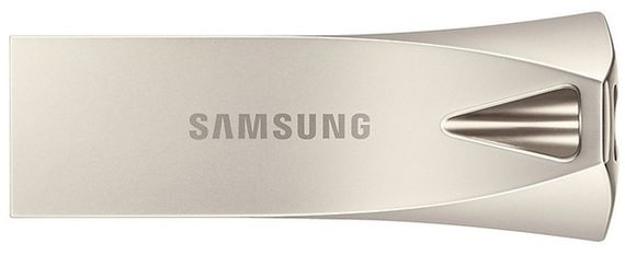 Flash Drive Samsung Bar Plus 64GB (MUF-64BE3/APC) Silver | Зображення 3