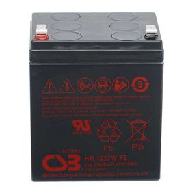 Акумуляторна батарея CSB HR1227WF2, 12V 6,5Ah (90х70х106мм), 1.97 kg Q10