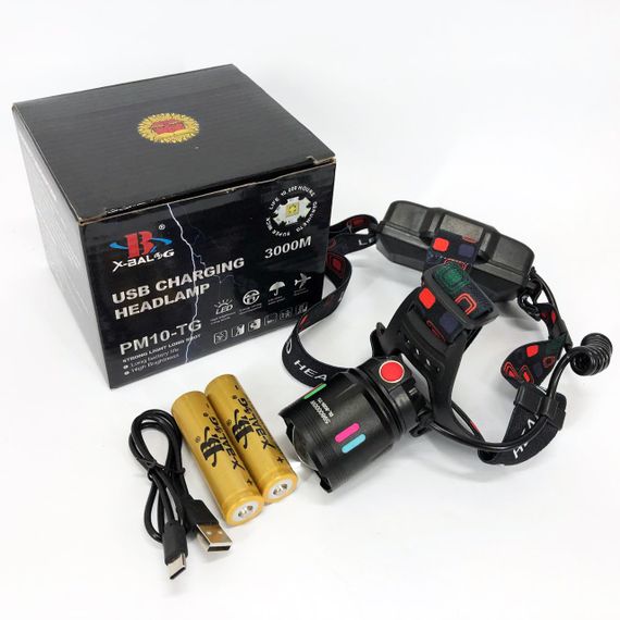 Ліхтар налобний UI-316 акумуляторний SY-8086-PM10-TG | Зображення 9