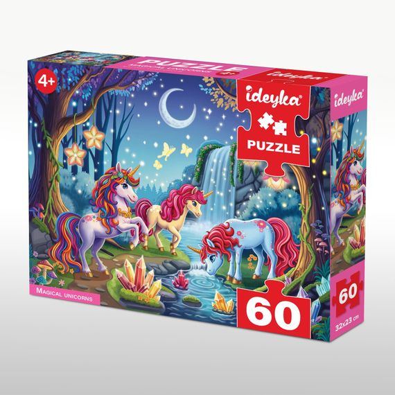 Пазли Магічні єдинороги Ideyka LP60-010 60 елементів Різнокольоровий shop (4823104391470) | Зображення 1