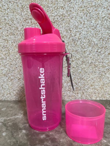 Спортивний шейкер SmartShake Slim 500ml Neon Pink | Зображення 9