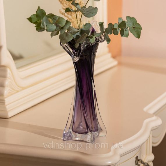 Ваза для цветов 31.5 см декоративная ваза для букета 300 мл Фиолетовая HP-9-7 | Зображення 4