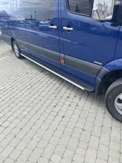 Бокові пороги Maya (2 шт., алюміній) Long/ExtraLong для Volkswagen Crafter 2006-2017рр | Зображення 2
