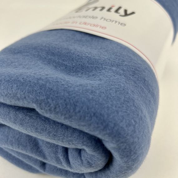 Плед Emily Levity флісовий 125х150 см синьо-сірий (94190861) | Зображення 1