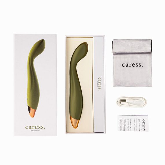 Вибратор Caress Omny (green) Sex Aura | Зображення 5