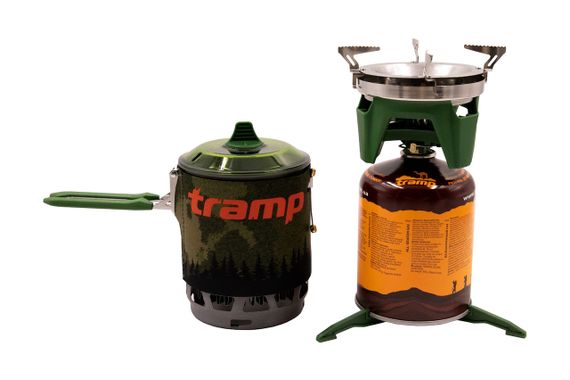 Система для приготовления пищи Tramp на 1 л. TRG-115-oliva (UTRG-115-olive) | Зображення 1