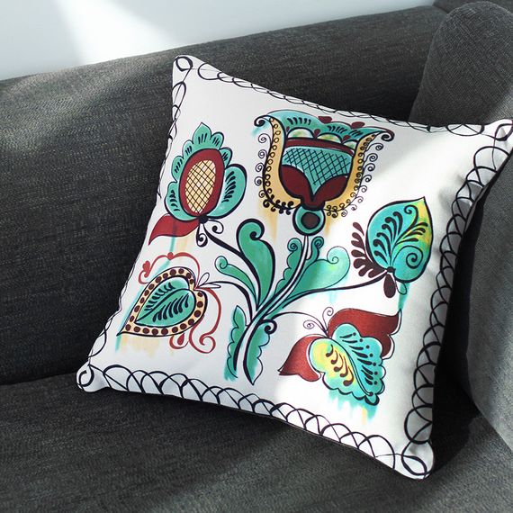 Подушка декоративна Soft Дивовижна квітка 45x45 см (45PST_TR009)