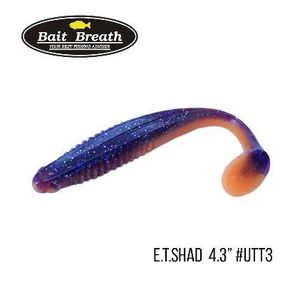 Силиконовая приманка, Съедобный силикон Bait Breath E.T.Shad 4,3" (6 шт) (UTT3)