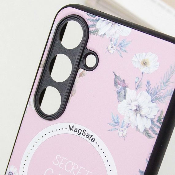 TPU+PC чохол Secret Garden with MagFit для Samsung Galaxy S24+ Pink | Зображення 5