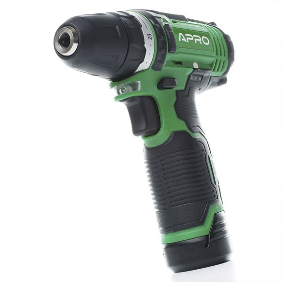 Дриль-шурупокрут APRO 12 В, 1,5 А, 12D, 2 АКБ, ЗП, кейс 8950031 | Зображення 3