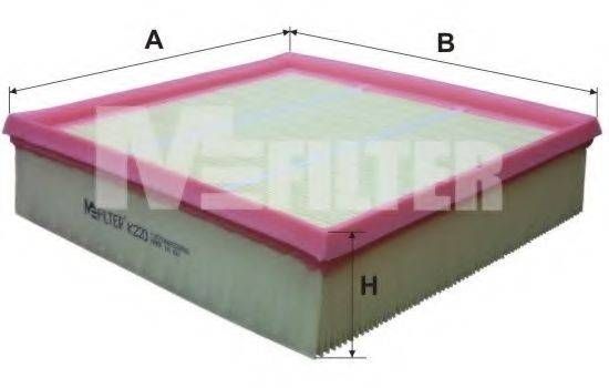 Фільтр повітряний FORD (вир-во M-filter) MFILTER K220 на FORD TRANSIT автобус (T_ _)