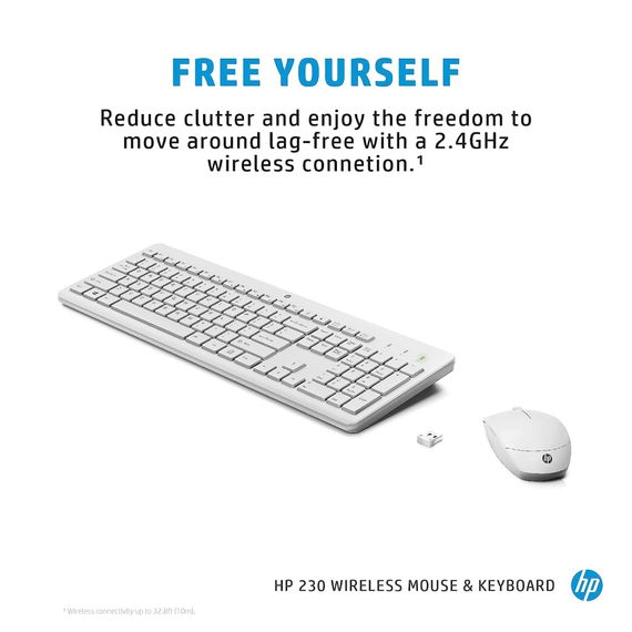 Комплект HP 230 Wireless UA White (3L1F0AA) | Зображення 2