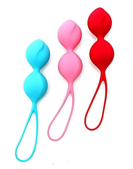 Вагинальные шарики Satisfyer V Balls (3 пары), диаметр 3,4см, вес 79-114-150гр, монолитные | Зображення 1
