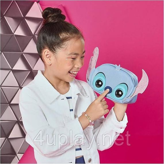 Интерактивная сумочка кошелек Дисней Стич Оригинал Purse Pets Stitch Plush Crossbody Bag | Зображення 5