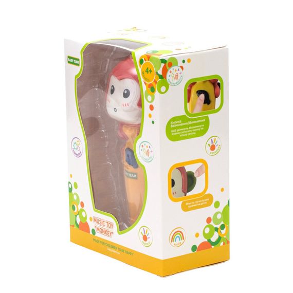 Детская музыкальная игрушка "Обезьянка" 8619 | Зображення 3