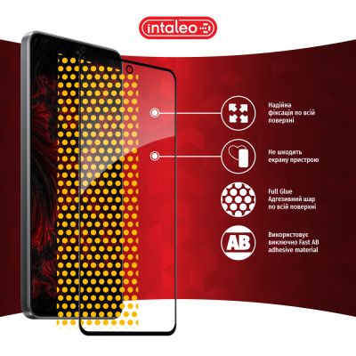 Стекло защитное Intaleo Full Glue Xiaomi 12 Lite Black (1283126559389) | Зображення 6