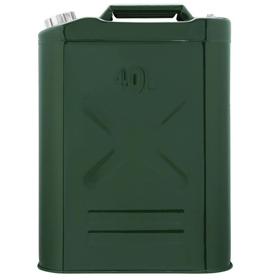 2E Каністра паливна вертикальна 40л метал 1мм 5.2кг