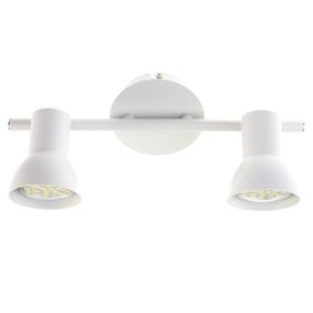 Светильник настенно-потолочный спот поворотный накладной HTL-182/2 GU10 WH