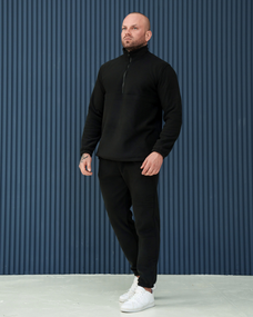Костюм плюш чорний S XXL