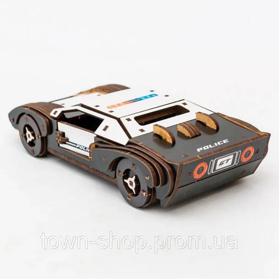 Деревянный 3D конструктор Fast car Gt Puz-26916, 164 детали | Зображення 2